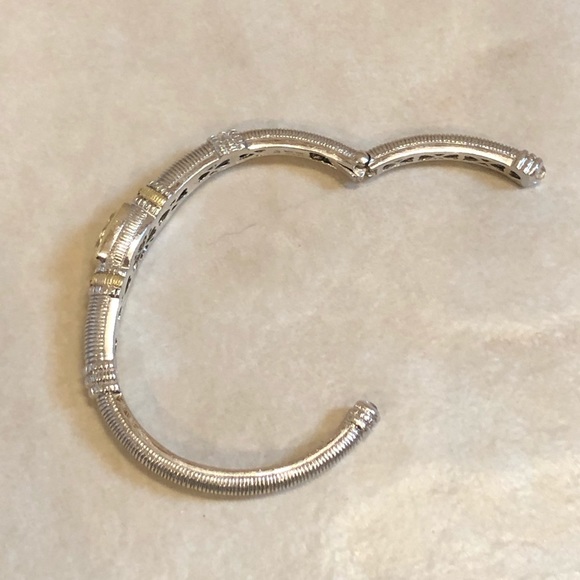 Judith Ripka Canary Diamond Cuff Bracelet - Picture 10 of 16